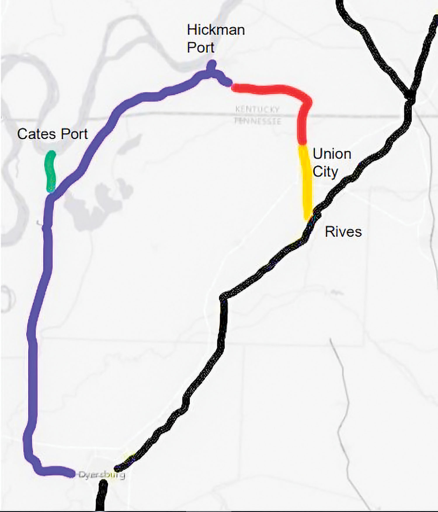proposed route ky