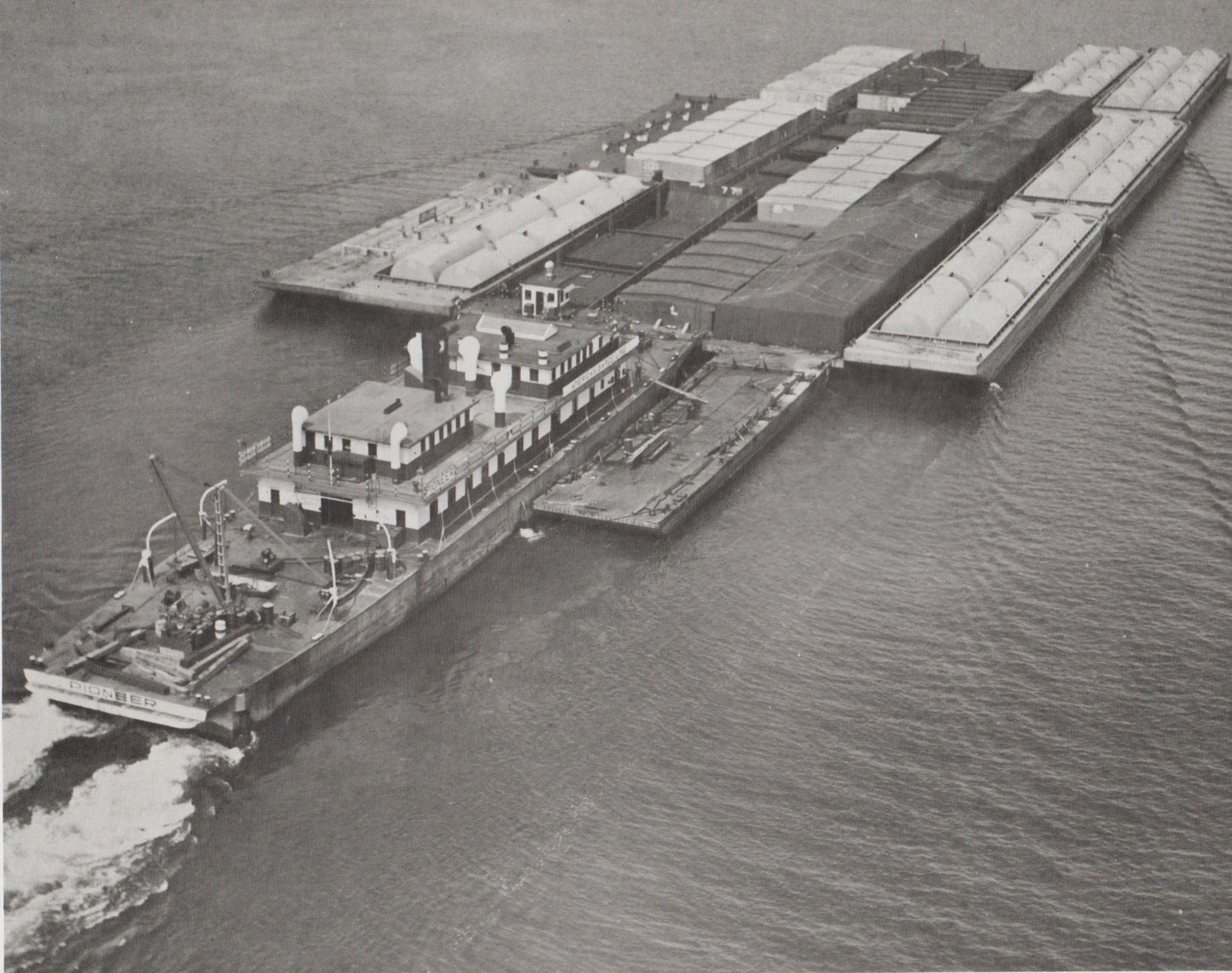 The Pioneer on the Lower Mississippi River for ABL in 1936. (From the author’s collection)