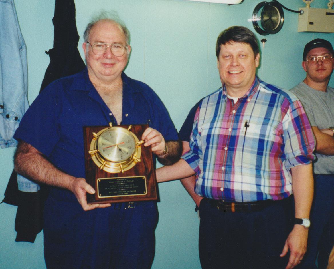 Chief Tom DeHart (left) alongside Capt. David Smith. (David Smith photo)