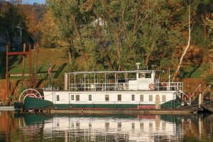 The Laura J at Port Amherst. (Keith Blount photo from the January 14, 2019, issue of The Waterways Journal)