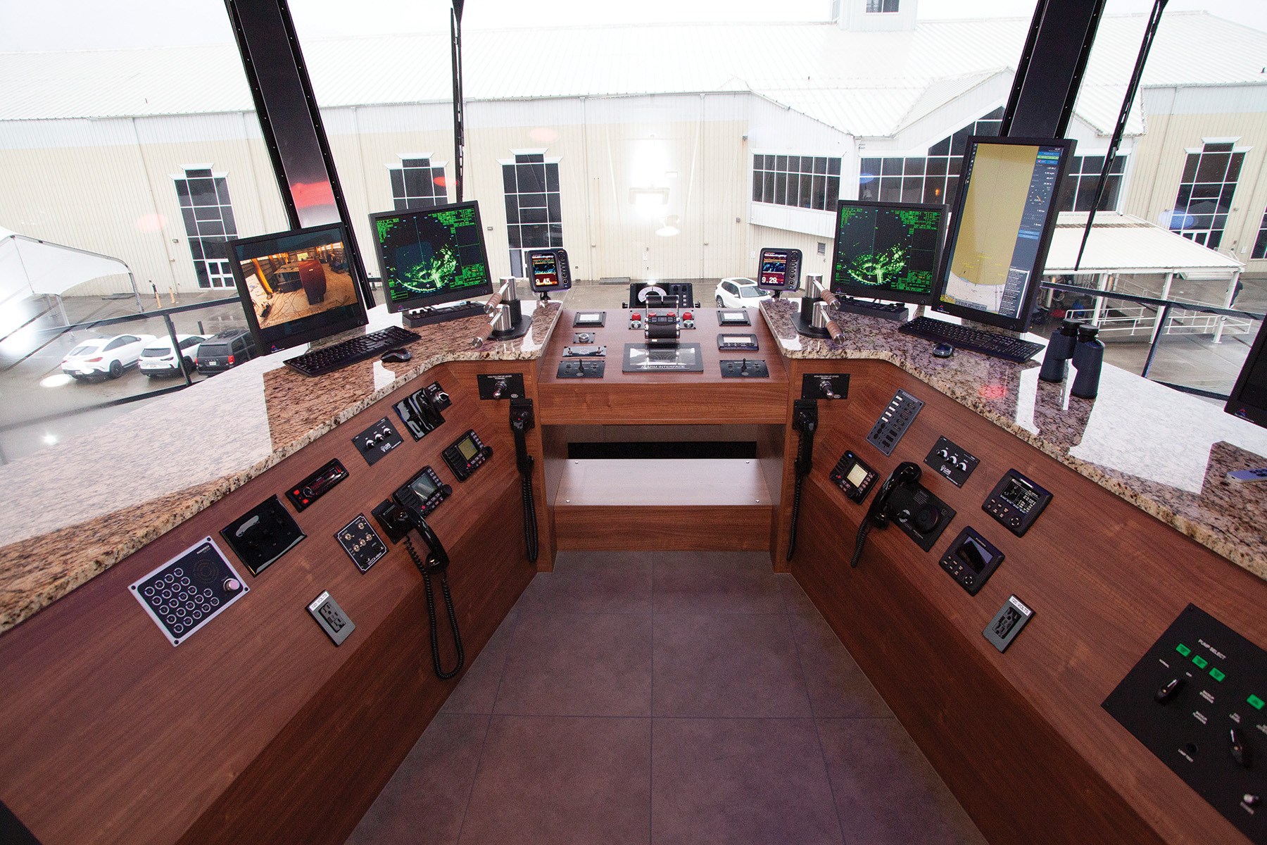 A view from the wheelhouse (Photo by Frank McCormack)