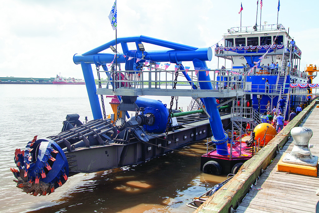 Muddy Water Christens New Cutter Suction Dredge