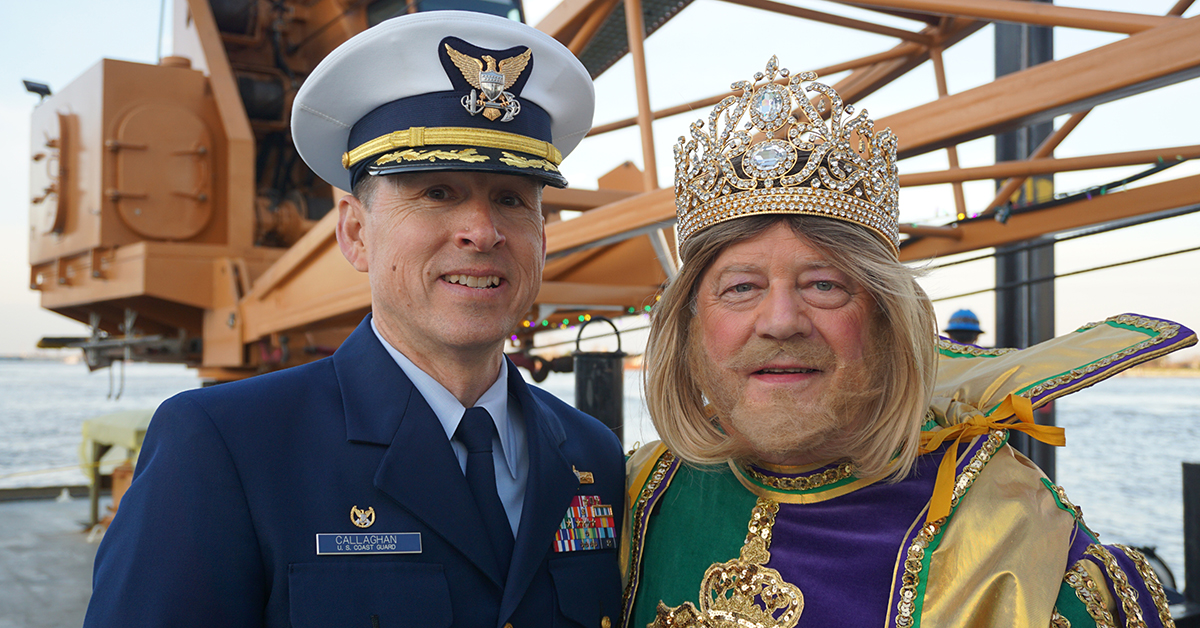 Coast Guard Cutter Plays Vital Role In Mardi Gras Tradition